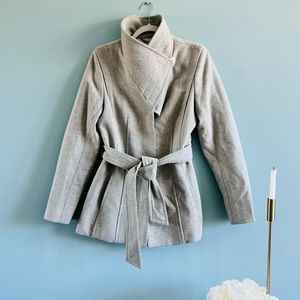 Barton short Italian wool coat